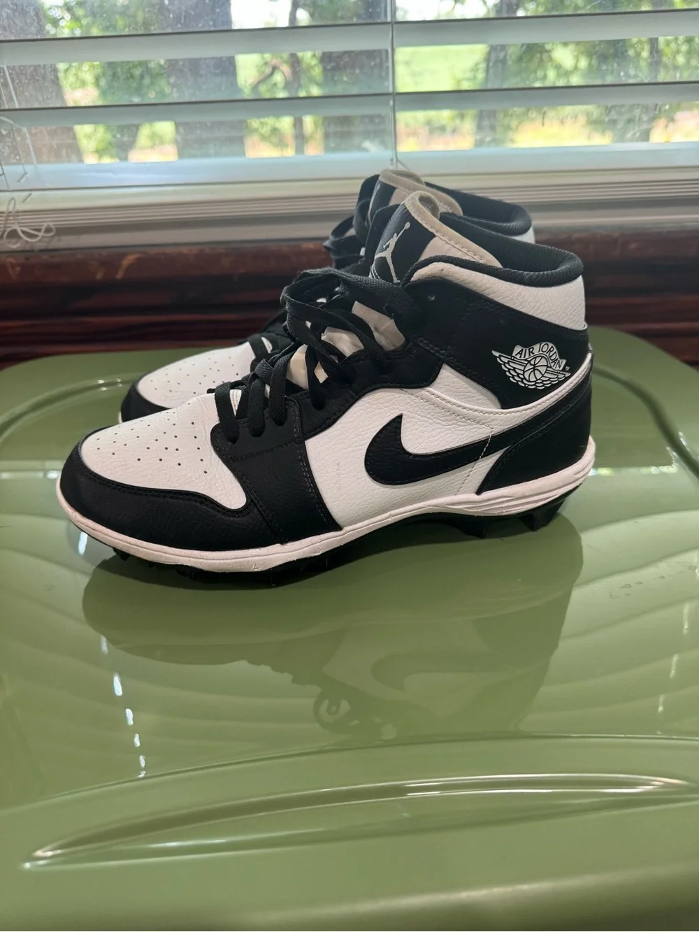 Jordan Men’s High-Top Sneakers - Black & White